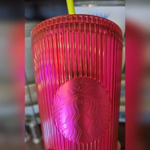 Iridescent Magenta Cold Starbucks NWT 16 oz